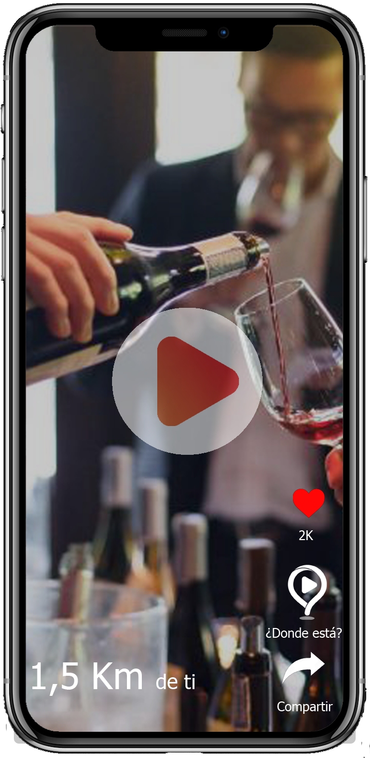 GeoClip de un local en la app GOVEO, a 1,5 km de ti